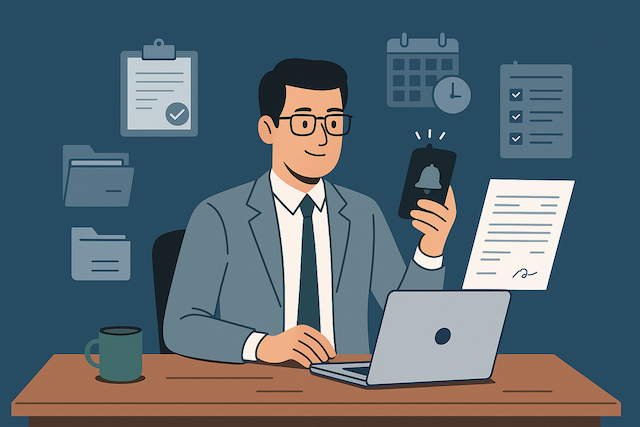 Contract Reminder Software for CAs to Track Key details on behalf of Clients